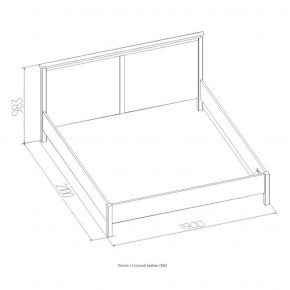 Кровать Шерлок 900 дуб сонома 900*2000 в Артёмовском - artyomovskij.mebel-e96.ru