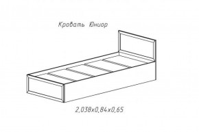 Кровать ЮНИОР (800х2000) (АстридМ) в Артёмовском - artyomovskij.mebel-e96.ru