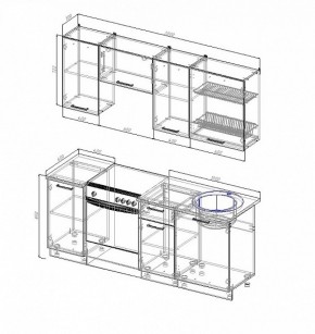 Кухонный гарнитур Лофт 2000 в Артёмовском - artyomovskij.mebel-e96.ru