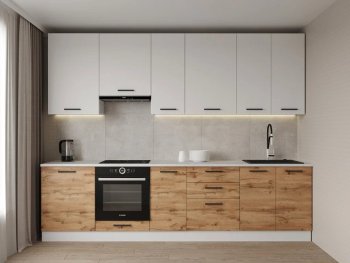 Кухонный гарнитур высокий Лада 3000 мм (Санвут) в Артёмовском - artyomovskij.mebel-e96.ru