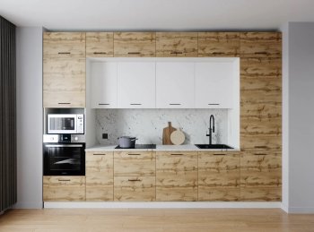 Кухонный гарнитур Лада 3400 мм (Санвут) в Артёмовском - artyomovskij.mebel-e96.ru