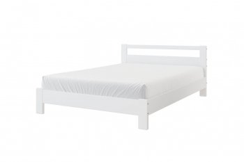 Кровать из массива Лана Белый Античный (БМ) в Артёмовском - artyomovskij.mebel-e96.ru