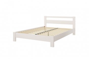 Кровать из массива Лана Льняной (БМ) в Артёмовском - artyomovskij.mebel-e96.ru