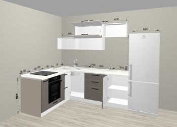 Угловой кухонный гарнитур Санвут 1516х2100 мм в Артёмовском - artyomovskij.mebel-e96.ru