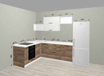 Угловой кухонный гарнитур Санвут 1516х2100 мм в Артёмовском - artyomovskij.mebel-e96.ru