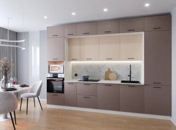 Кухонный гарнитур Латте 3400 мм (Санвут) в Артёмовском - artyomovskij.mebel-e96.ru