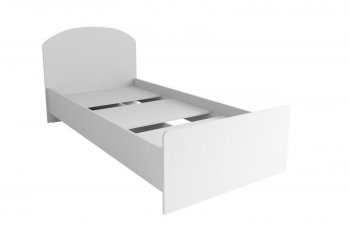 Кровать Лавис КРД 900.1 белый софт (ДСВ) в Артёмовском - artyomovskij.mebel-e96.ru