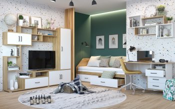 Набор детской мебели Лайт, модульный комп.2 (Гор) в Артёмовском - artyomovskij.mebel-e96.ru