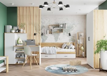 Набор детской мебели Лайт, модульный комп.2 (Гор) в Артёмовском - artyomovskij.mebel-e96.ru