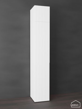 Шкаф с антресолью 400 мм Linnea MHR-1A-3 2450х400х510 (Белый-М 11.1.2) в Артёмовском - artyomovskij.mebel-e96.ru