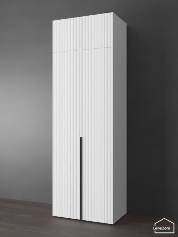 Шкаф с антресолью 800 мм Linnea MHR-2A-2 2450х800х510 (Белый-М 11.1.2) в Артёмовском - artyomovskij.mebel-e96.ru