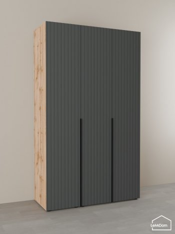 Шкаф с антресолью 1200 мм Linnea MHR-3A-2 2450х1200х510 (ДВ-М 11.1.25) в Артёмовском - artyomovskij.mebel-e96.ru