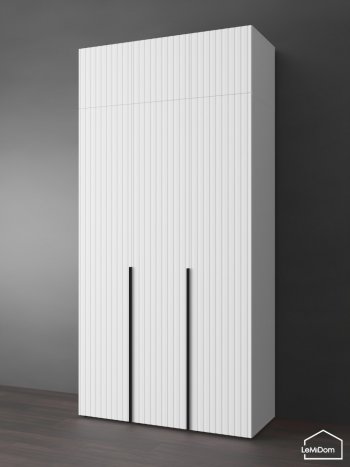 Шкаф с антресолью 1200 мм Linnea MHR-3A-2 2450х1200х510 (Белый-М 11.1.1) в Артёмовском - artyomovskij.mebel-e96.ru