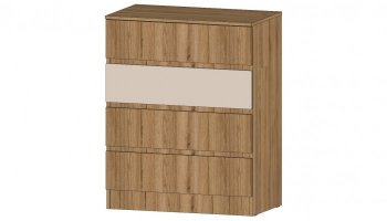 Комод 4 ящика Ленора вотан/Кашемир (Лин) в Артёмовском - artyomovskij.mebel-e96.ru | фото