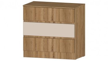 Комод 3 ящика Ленора вотан/Кашемир (Лин) в Артёмовском - artyomovskij.mebel-e96.ru | фото