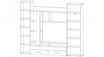 Стенка Леон (Лин) в Артёмовском - artyomovskij.mebel-e96.ru