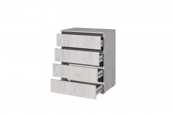 Комод Лиана графит (Зарон) в Артёмовском - artyomovskij.mebel-e96.ru