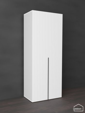 Шкаф Linnea MHR-2-2 2050х800х510 (Белый-М 11.1.1) в Артёмовском - artyomovskij.mebel-e96.ru