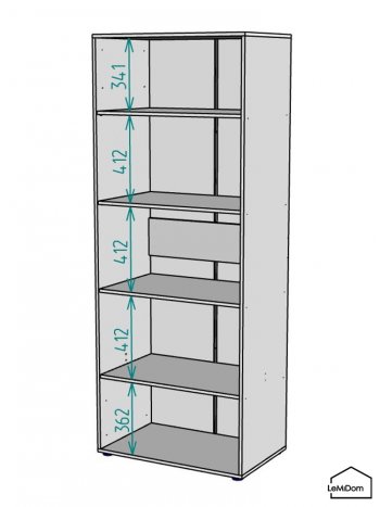 Шкаф Linnea MHR-2-2 2050х800х510 (Графит-М 11.1.25) в Артёмовском - artyomovskij.mebel-e96.ru