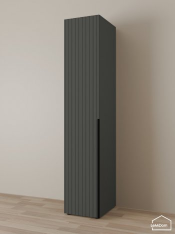 Шкаф Linnea MHR-1-2 2050х400х510 (Графит-М 11.1.25) в Артёмовском - artyomovskij.mebel-e96.ru