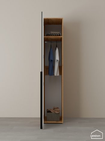 Шкаф Linnea MHR-1 2050х400х510 (ДВ-М 11.1.25) в Артёмовском - artyomovskij.mebel-e96.ru