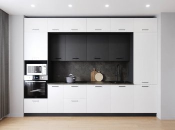 Кухонный гарнитур Лофт 3400 мм (Санвут) в Артёмовском - artyomovskij.mebel-e96.ru