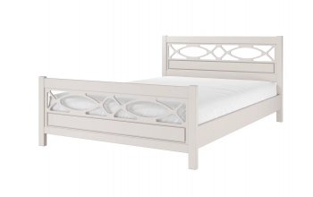 Кровать из массива Лоренса льняной (БМ) в Артёмовском - artyomovskij.mebel-e96.ru