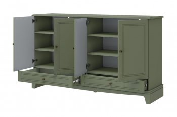 Комод 4 двери 2ящ. Лорето, зеленый самшит (БМ) в Артёмовском - artyomovskij.mebel-e96.ru