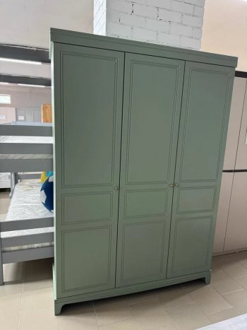 Шкаф 1500 мм распашной ШР-3 Лорето, зеленый самшит (БМ) в Артёмовском - artyomovskij.mebel-e96.ru