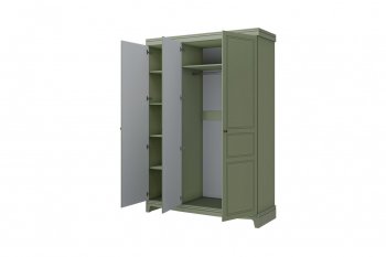 Шкаф 1500 мм распашной ШР-3 Лорето, зеленый самшит (БМ) в Артёмовском - artyomovskij.mebel-e96.ru