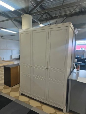 Шкаф 1500 мм распашной ШР-3 Лорето, льняной (БМ) в Артёмовском - artyomovskij.mebel-e96.ru