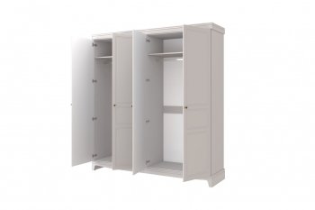 Шкаф 2000 мм распашной ШР-4 Лорето, льняной (БМ) в Артёмовском - artyomovskij.mebel-e96.ru