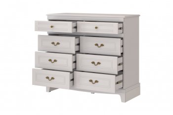 Комод 8 ящиков Лорето, льняной (БМ) в Артёмовском - artyomovskij.mebel-e96.ru