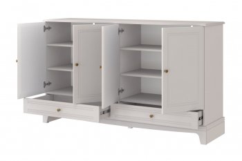 Комод 4 двери 2ящ. Лорето, льняной (БМ) в Артёмовском - artyomovskij.mebel-e96.ru