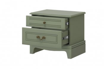 Тумба прикроватная Лорето зеленый самшит (БМ) в Артёмовском - artyomovskij.mebel-e96.ru