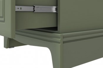 Комод 5 ящиков Лорето зеленый самшит (БМ) в Артёмовском - artyomovskij.mebel-e96.ru