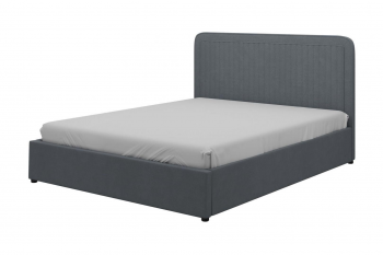 Кровать двуспальная Луиза холодный серый (БМ) в Артёмовском - artyomovskij.mebel-e96.ru