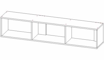 Стенка луксор (АстридМ) в Артёмовском - artyomovskij.mebel-e96.ru