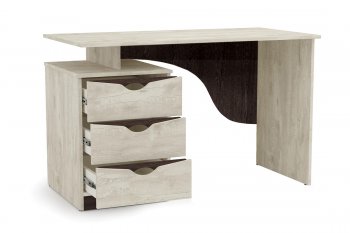 Стол письменный Лючия 33.23 бетон (Олмеко) в Артёмовском - artyomovskij.mebel-e96.ru