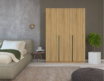 Шкаф распашной 1300 мм М6-3.2 Б+П 130 + антресоль  (М6) в Артёмовском - artyomovskij.mebel-e96.ru