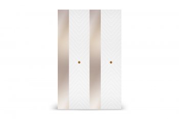 Спальный гарнитур Марсель модульный белый (Кураж) в Артёмовском - artyomovskij.mebel-e96.ru