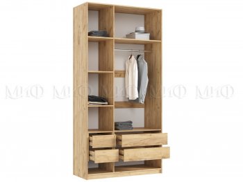 Шкаф 1200 мм Марвэл с доп. ящиками, крафт/графит (Миф) в Артёмовском - artyomovskij.mebel-e96.ru