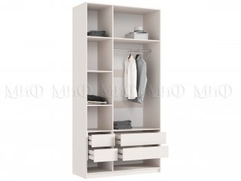 Шкаф 1200 мм Марвэл с доп. ящиками, кашемир (Миф) в Артёмовском - artyomovskij.mebel-e96.ru
