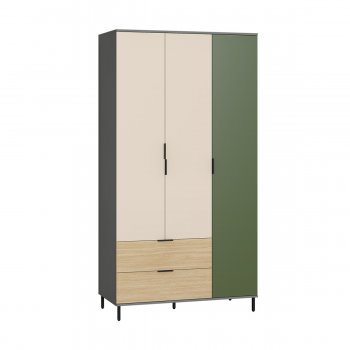 Шкаф 1200 мм Марвэл 16.317.03 зеленый (Моби) в Артёмовском - artyomovskij.mebel-e96.ru
