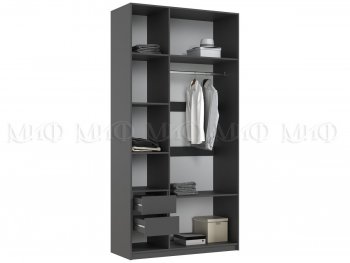 Шкаф 1200 мм Марвэл графит (Миф) в Артёмовском - artyomovskij.mebel-e96.ru