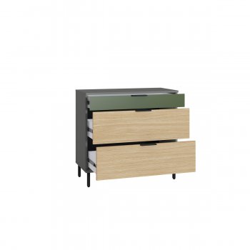 Комод Марвэл 16.234.03 сер (Моби) в Артёмовском - artyomovskij.mebel-e96.ru