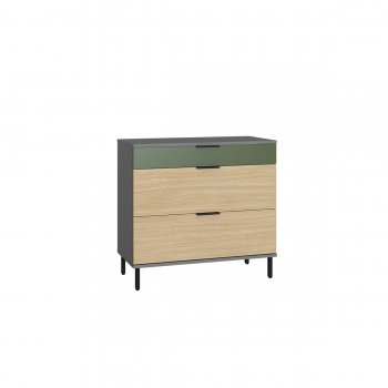 Комод Марвэл 16.234.03 сер (Моби) в Артёмовском - artyomovskij.mebel-e96.ru