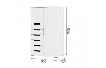 Комод-шкаф Миа КМ 053 (СтендМ) в Артёмовском - artyomovskij.mebel-e96.ru