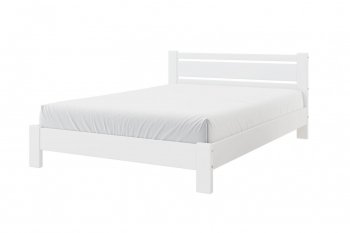 Кровать из массива Милс белый античный (БМ) в Артёмовском - artyomovskij.mebel-e96.ru