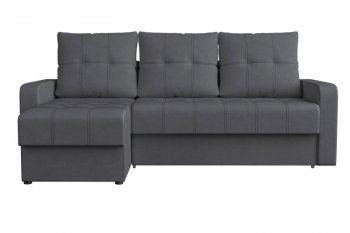 Диван угловой Парма БНП (стандарт) Монако 07 (темно-серый) 1 кат (Редмисон) в Артёмовском - artyomovskij.mebel-e96.ru